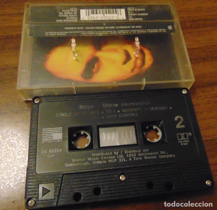 Casetes antiguos: Slayer &ndash; Divine Intervention - CASETTE 1994 - Foto 2
