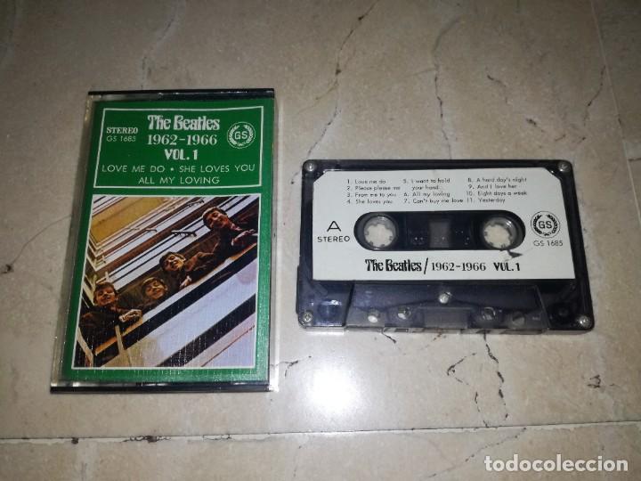 Casetes antiguos: THE BEATLES-1962-1966-VOL 1-MEGA RARO PORTADA VERDE