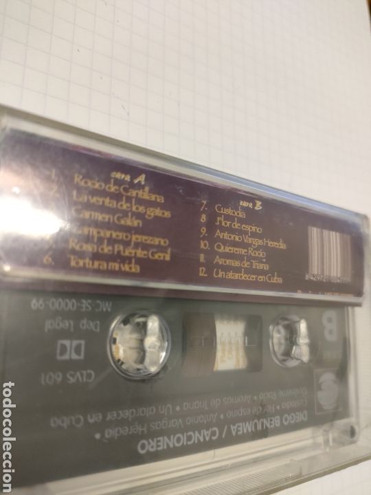 Casetes antiguos: DIEGO BENJUMEA CANCIONERO &eacute;xitos nuevo precintado - Foto 2