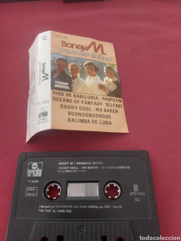 Casetes antiguos: CASSETTE BONEY M EXITOS DISCOS COLISEVM - Foto 1