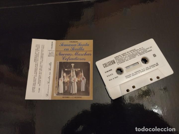 Casetes antiguos: Semana santa en Sevilla cassette nuevas marchas cofradiera