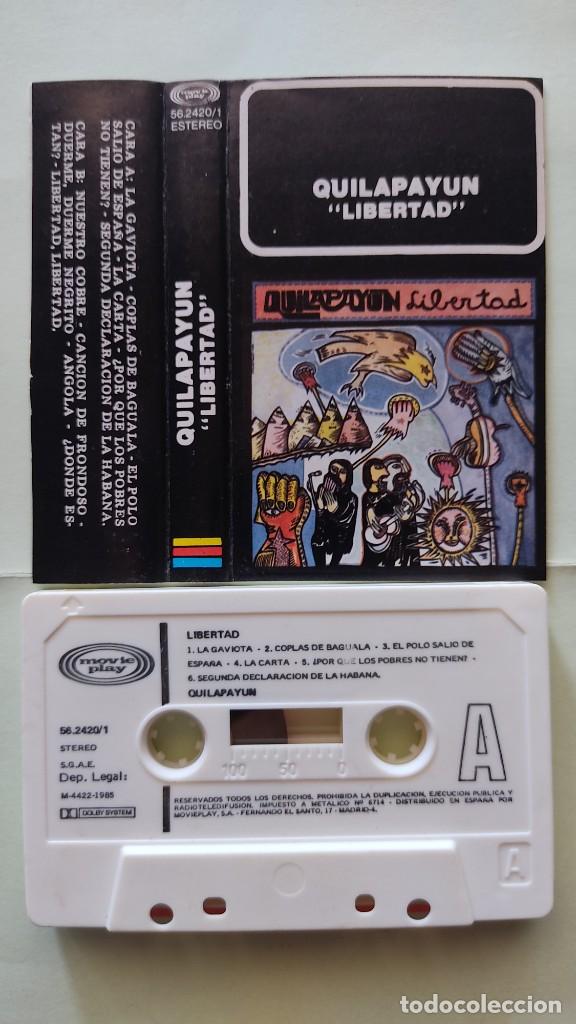 Casetes antiguos: Quilapayun-Libertad.
