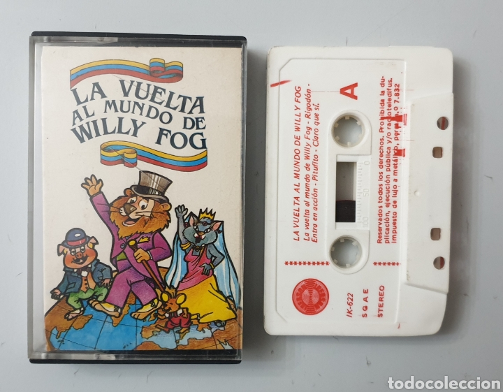 Casetes antiguos: CASSETTE LA VUELTA AL MUNDO DE WILLY FOG (Espa&ntilde;a - Iberson - 1984)