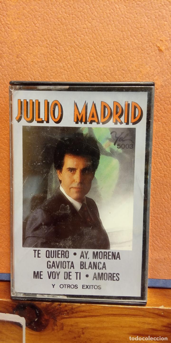 Casetes antiguos: CASETE. JULIO MADRID. EXITOS. YEL - Foto 1