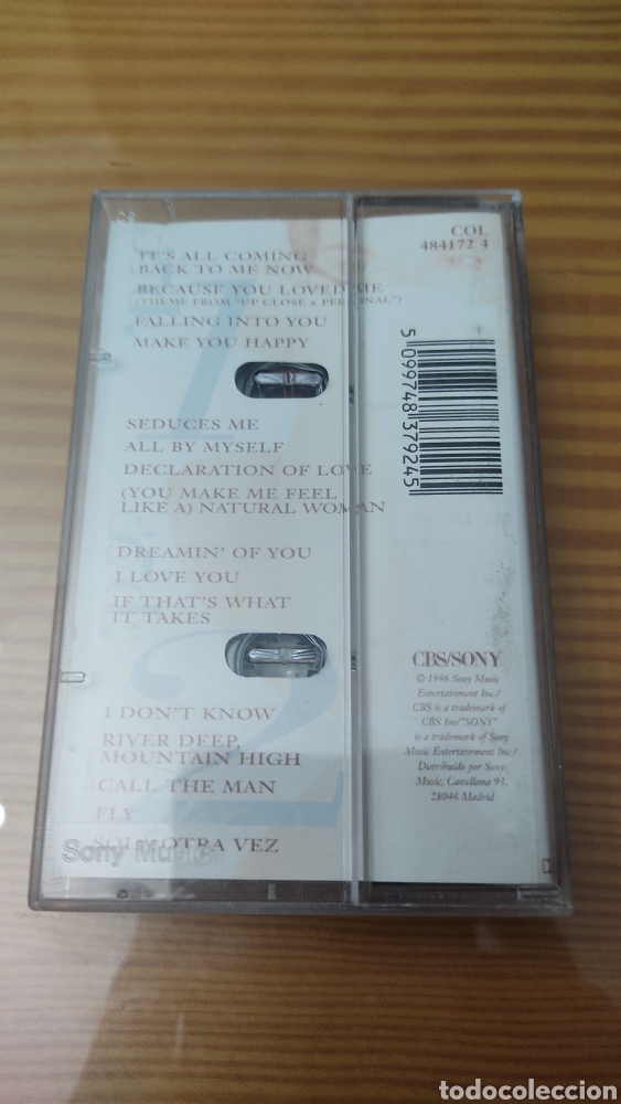 Casetes antiguos: Cinta de cassette de Celine Dion &rdquo;Falling Into You&rdquo; - Foto 3