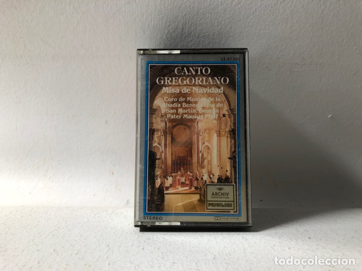 Casetes antiguos: CANTO GREGORIANO ● MISA DE NAVIDAD ● CASSSETTE - Foto 1