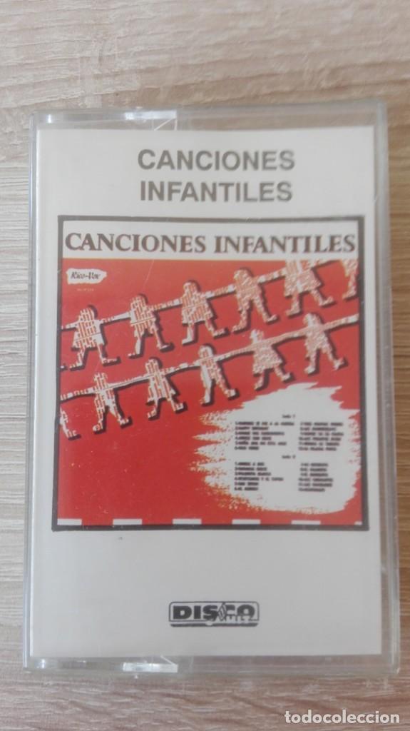 Cassettes Anciennes: CANCIONES INFANTILES-CASSETTE-DISCO HIT PROD.-A&Ntilde;O 1992.