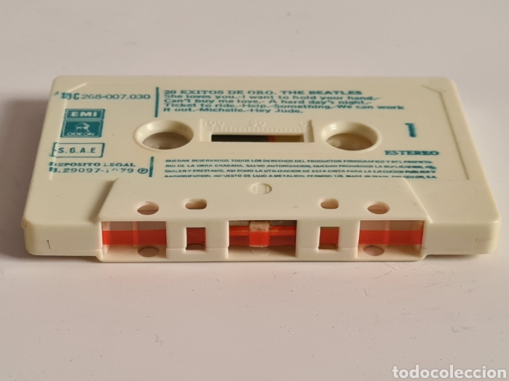 Casetes antiguos: Cassette The Beatles 20 &Eacute;xitos de Oro - Versiones Originales - Foto 12