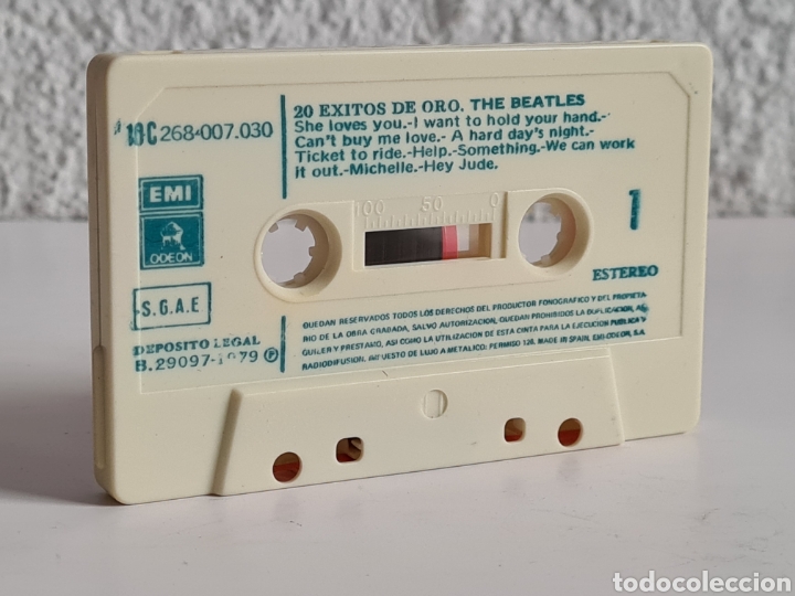 Casetes antiguos: Cassette The Beatles 20 &Eacute;xitos de Oro - Versiones Originales - Foto 16