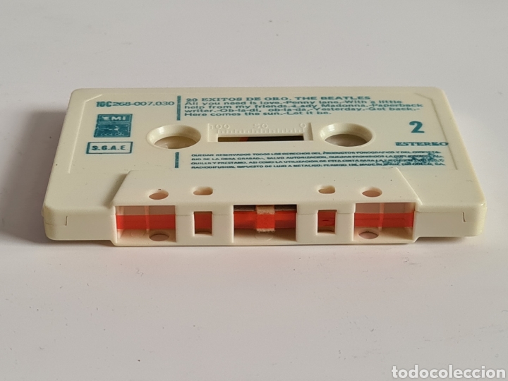 Casetes antiguos: Cassette The Beatles 20 &Eacute;xitos de Oro - Versiones Originales - Foto 19