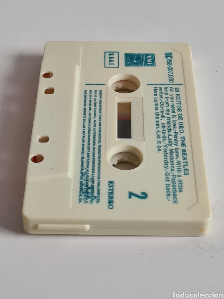 Casetes antiguos: Cassette The Beatles 20 &Eacute;xitos de Oro - Versiones Originales - Foto 22