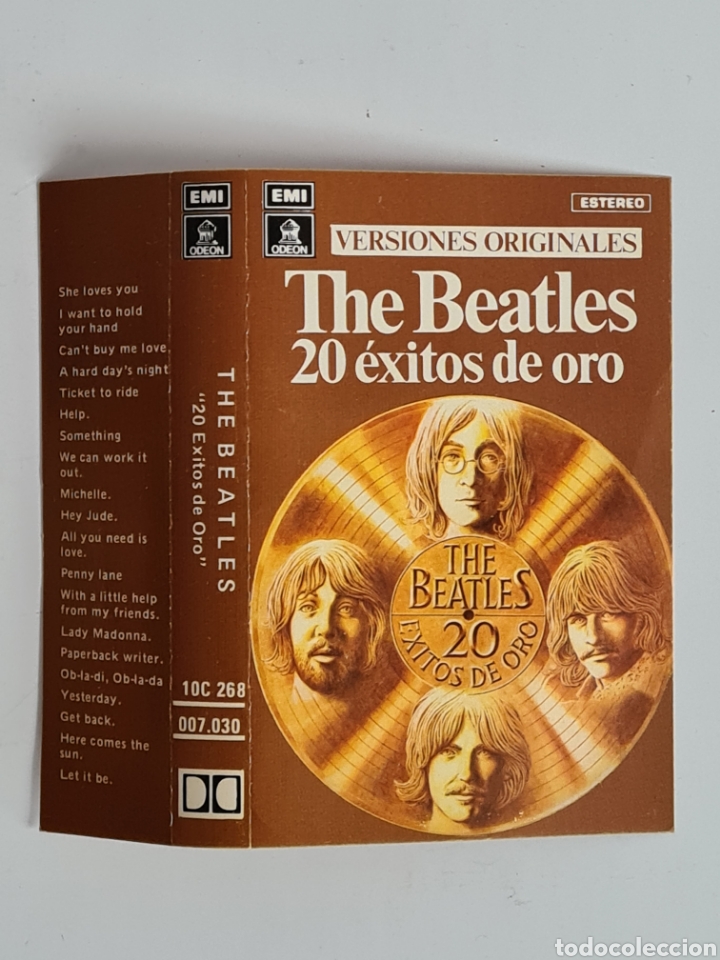 Casetes antiguos: Cassette The Beatles 20 &Eacute;xitos de Oro - Versiones Originales - Foto 23