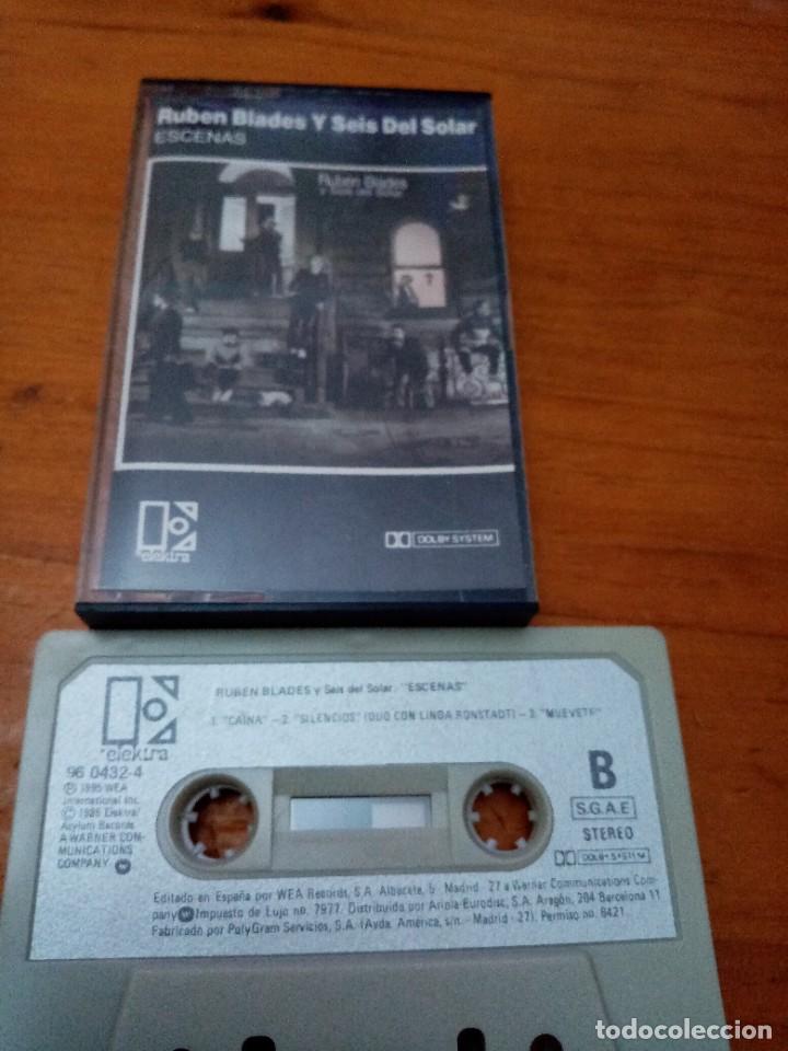 Casetes antiguos: RUBEN BLADES Y SEIS DEL SOLAR ESCENAS. C21F - Foto 2
