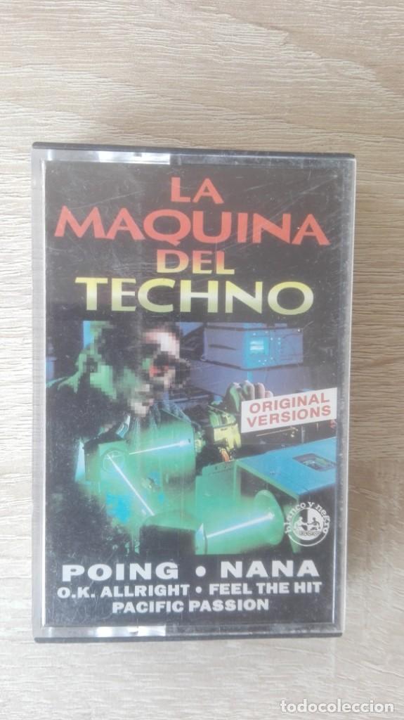 Cassettes Anciennes: LA M&Aacute;QUINA DEL TECHNO-CASSETTE-BLANCO Y NEGRO-A&Ntilde;O 1993.