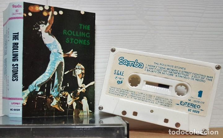 Casetes antiguos: ROLLING STONES-RARA CASSETTE(Ed.Espa&ntilde;ola)Samba/Ed.Fonogr&aacute;ficas(1977)