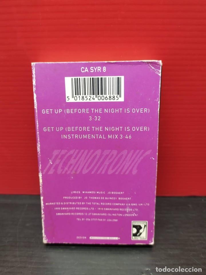 Casetes antiguos: cassette cinta single technotronic feat ya kid k get up1990 - Foto 3