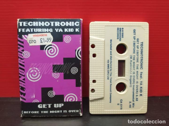 Casetes antiguos: cassette cinta single technotronic feat ya kid k get up1990 - Foto 1