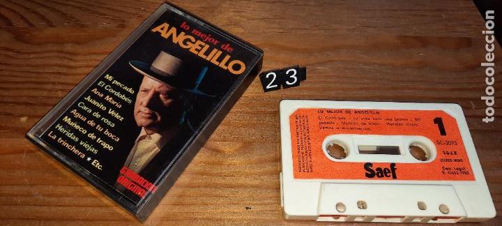Casetes antiguos: CASSETE LO MEJOR DE ANGELILLO - Foto 1