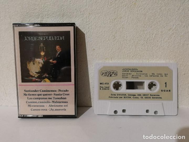 Casetes antiguos: CASSETTE ORIGINAL - JORGE SEPULVEDA - NOSTALGICO - Foto 1
