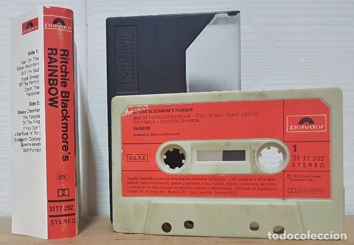 Casetes antiguos: RAINBOW/RITCHIE BLACKMORE(Reedici&oacute;n Espa&ntilde;a)Cassette/Polydor(1981) - Foto 2