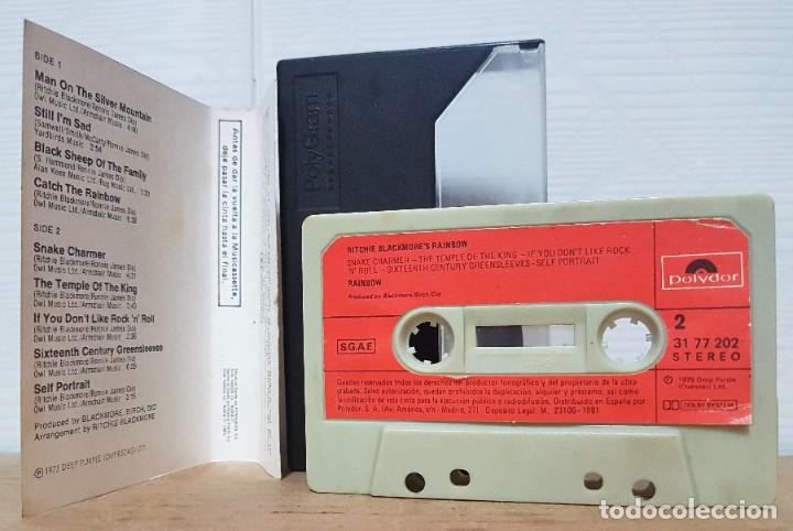 Casetes antiguos: RAINBOW/RITCHIE BLACKMORE(Reedici&oacute;n Espa&ntilde;a)Cassette/Polydor(1981) - Foto 3