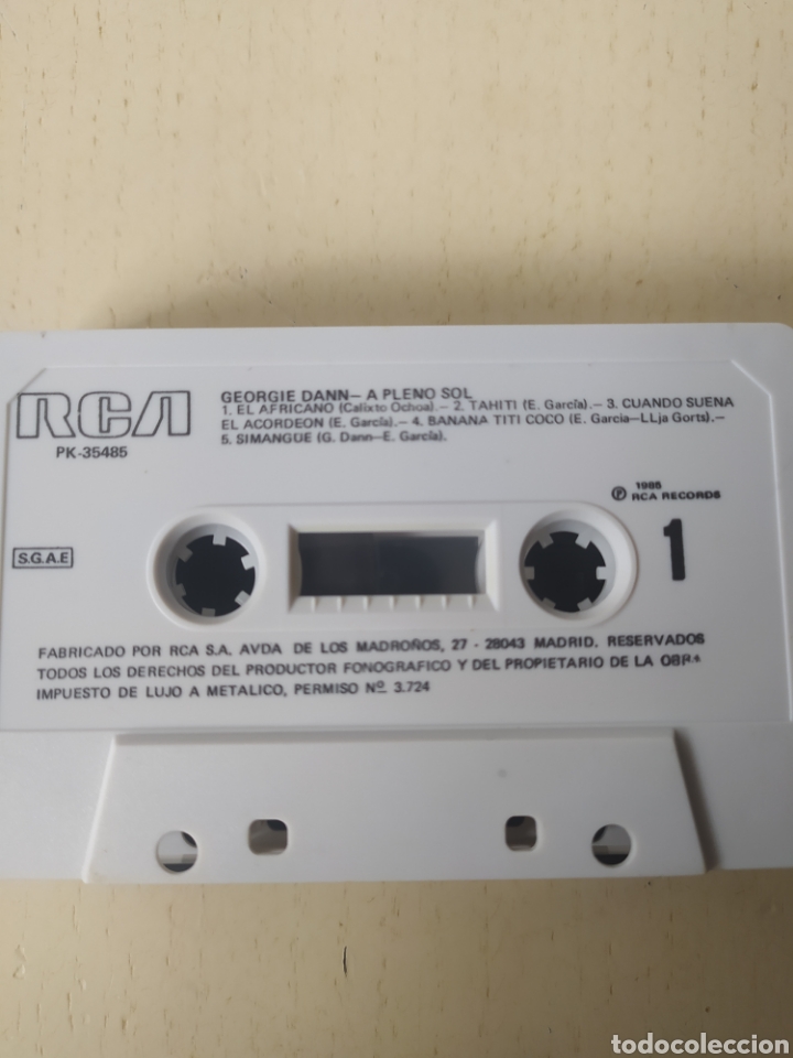 Casetes antiguos: Cassette Georgie Dann - Foto 3