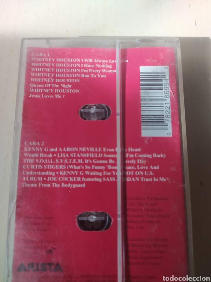 Casetes antiguos: Cassette BSO The Bodyguard - Foto 2