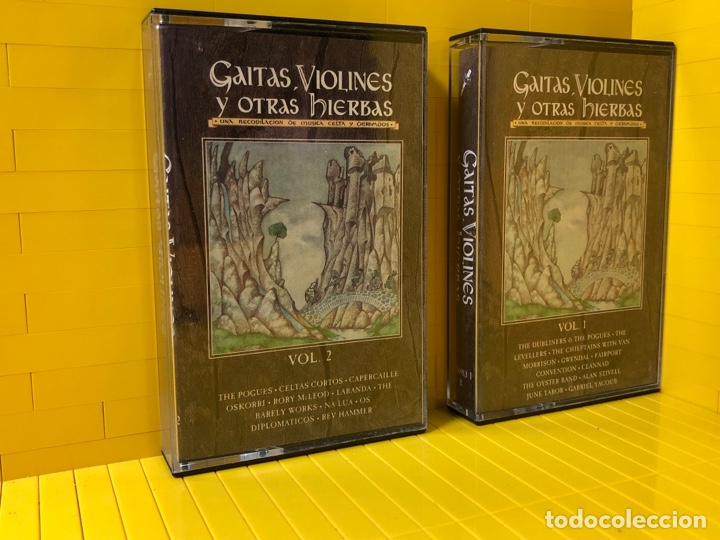 Casetes antiguos: GAITAS, VIOLINES Y OTRAS HIERBAS ● 2 CASSETTES ● - Foto 1