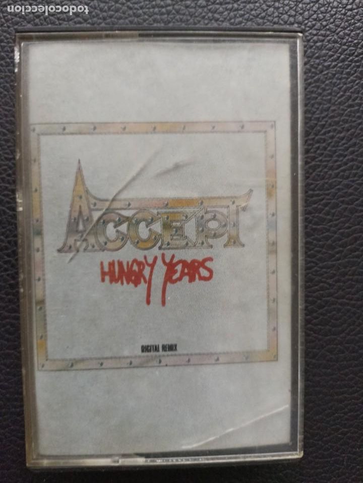Casetes antiguos: Accept. Hungry Years. 1986. Spain. Cassettte. - Foto 1