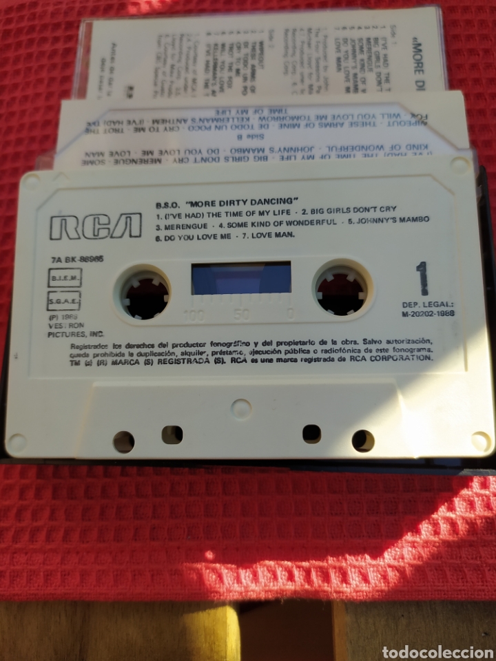 Casetes antiguos: Cassette More Dirty Dancing - Foto 2