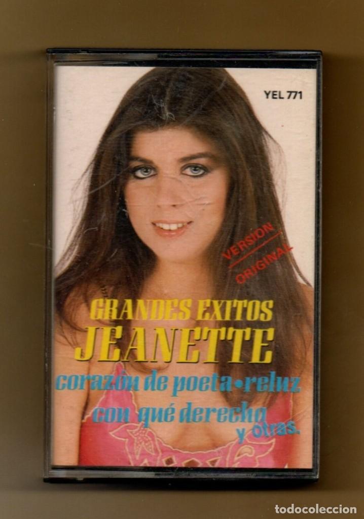 Casetes antiguos: CASETE JEANETTE GRANDES EXITOS VERSION ORIGINAL - Foto 1