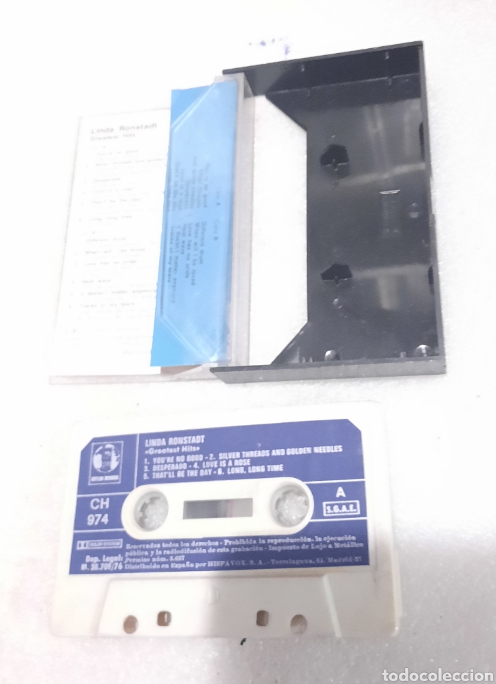 Casetes antiguos: Linda Rontadt - greatest hits - Foto 2