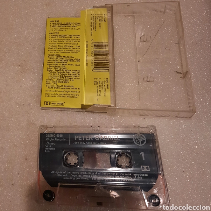 Casetes antiguos: Peter Gabriel - Peter Gabriel - Foto 2