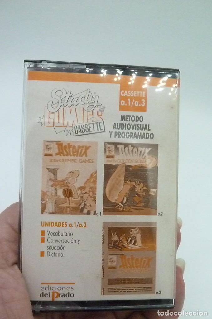 Casetes antiguos: Asterix Study Comics 1 a 3. Ediciones el Prado - Foto 1