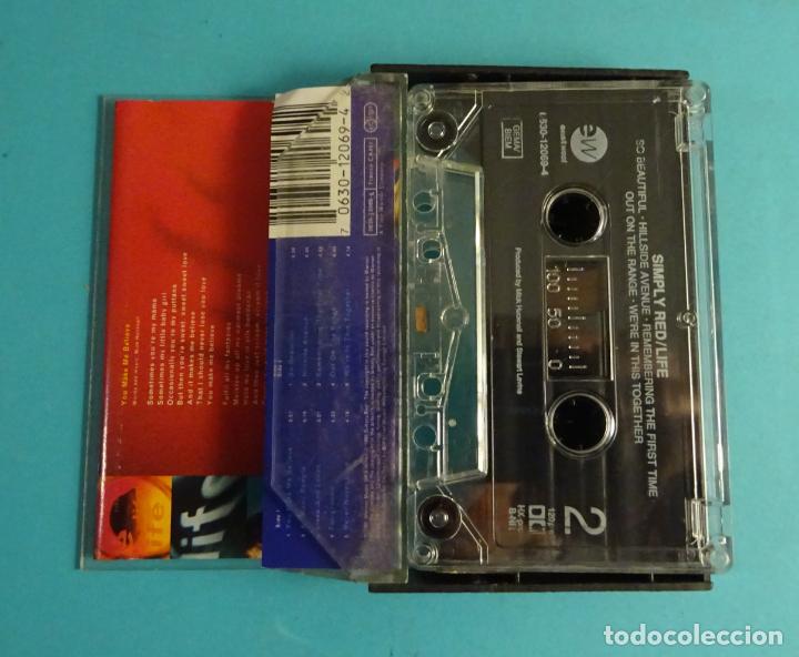 Casetes antiguos: SIMPLY RED. LIFE. CASETE - Foto 2