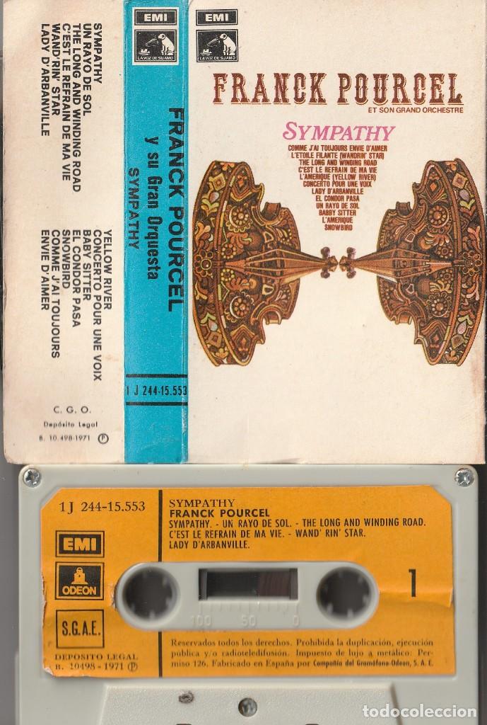 Casetes antiguos: FRANCK POURCEL - SYMPATHY (CASSETTE EMI 1971) - Foto 1