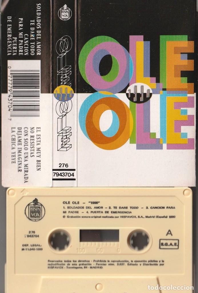Casetes antiguos: OLE OLE - 1990 (CASSETTE EMI 1990) MARTA SANCHEZ - Foto 1