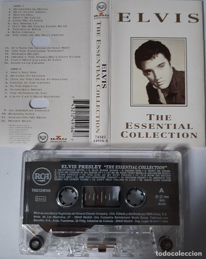 Casetes antiguos: ELVIS &rdquo;THE ESSENTIAL COLLECTION&rdquo; CASSETTE - Foto 1