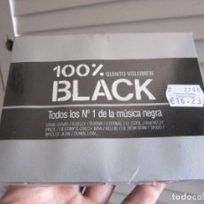 Casetes antiguos: 100% BLACK QUINTO VOLUMEN PRECINTADO. Lote 340093533