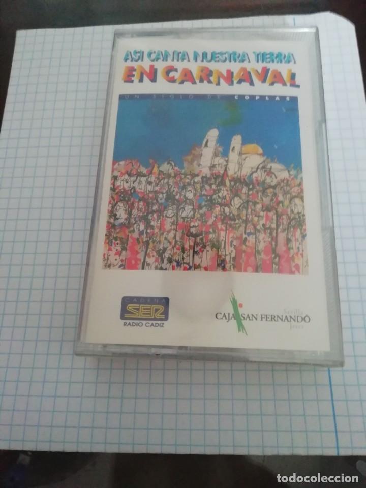 Casetes antiguos: Carnaval de C&aacute;diz casete as&iacute; canta nuestra tierra en carnaval nuevo con precinto