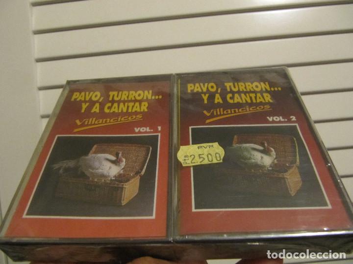 Casetes antiguos: Pavo, Turr&oacute;n...Y A Cantar 2 casettes PRECINTADO - Foto 1