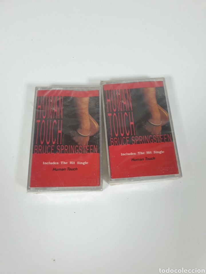Casetes antiguos: Lote casete bruce springsteen human touch nuevas - Foto 1