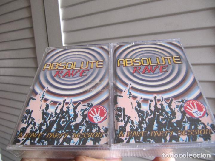 Casetes antiguos: Absolute Rave 2XCASETTE PRECINTADO Techno, Hard Trance, Tech House - Foto 1