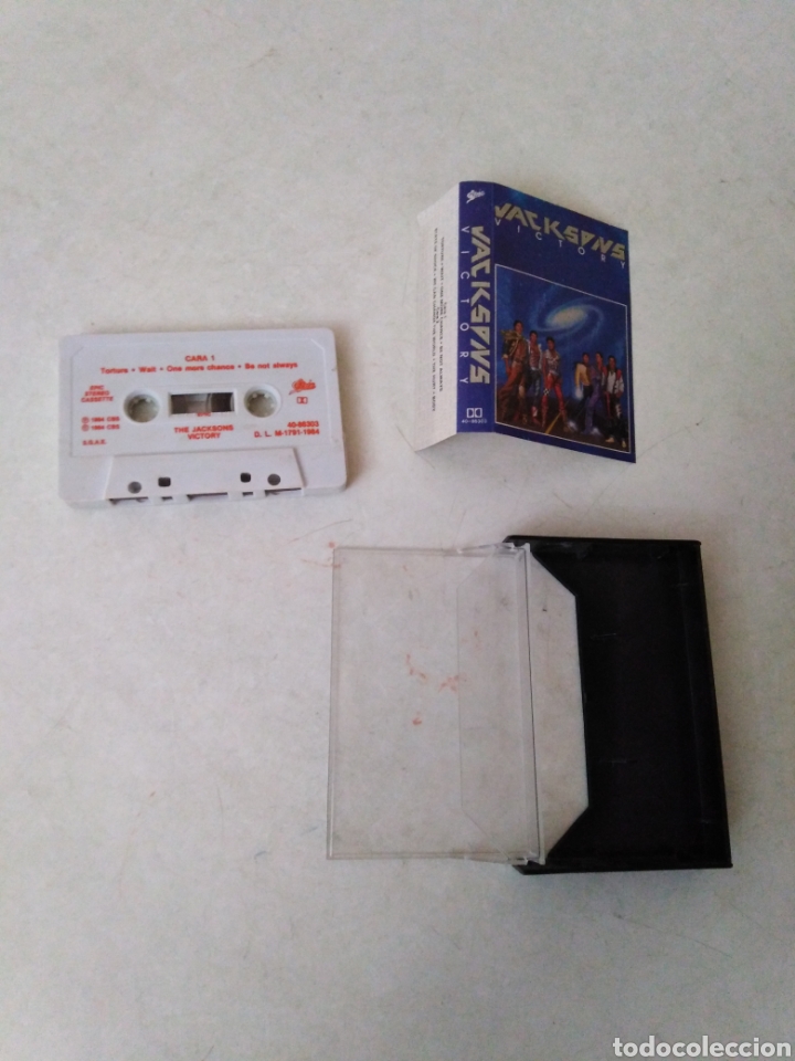 Casetes antiguos: JACKSONS VICTORY casete - Foto 3