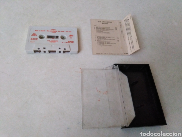 Casetes antiguos: JACKSONS VICTORY casete - Foto 4