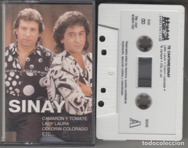 Casetes antiguos: Sinay cassette Te cantar&eacute; 1992 - Foto 1