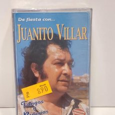 Casetes antiguos: DE FIESTA CON JUANITO VILLAR / TANGOS Y BULERÍAS / MC - FODS RECORDS / PRECINTADO.