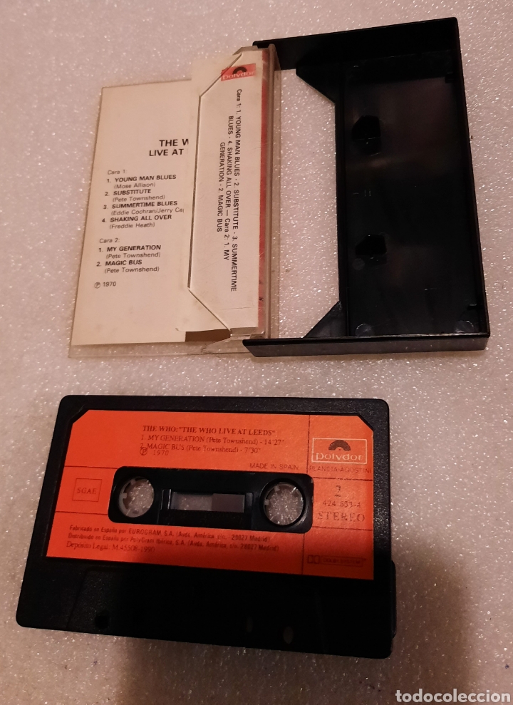 Casetes antiguos: The Who - live at Leeds - Foto 2