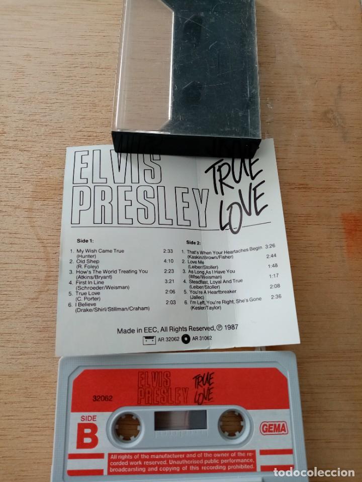 Casetes antiguos: ELVIS PRESLEY. TRUE LOVE - Foto 2