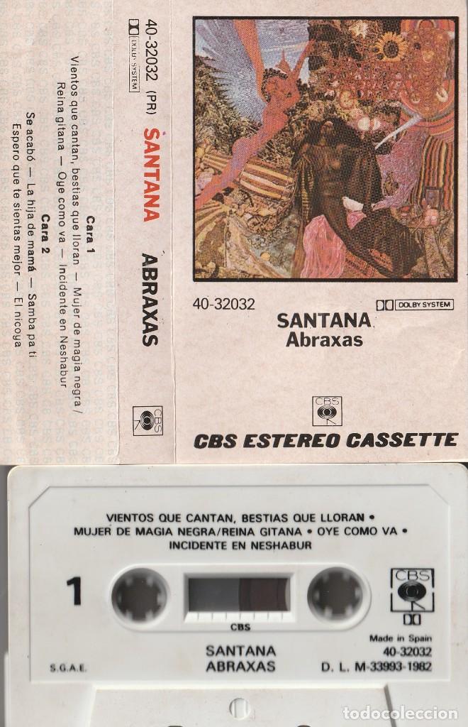 Casetes antiguos: SANTANA - ABRAXAS (CASSETTE CBS 1982 ESPA&Ntilde;A) - Foto 1